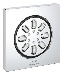 GROHE Rainshower Aqua Köşeli yan duş, 2 fonksiyonlu Krom