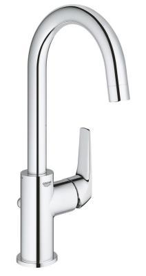 GROHE BauFlow Tek kumandalı lavabo bataryası 1/2" L-Boyut Krom