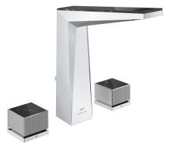GROHE Allure Brilliant Private Collection 3 delikli lavabo bataryası L-Boyut Krom 20672000