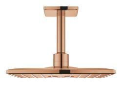 GROHE Rainshower SmartActive 310 Cube Tepe duşu seti 142 mm, 2 akışlı Bronz Warm Sunset