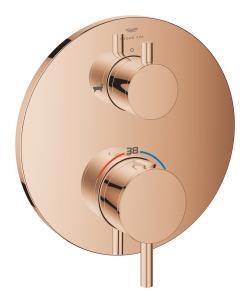 GROHE Atrio Çift yönlü ankastre termostatik banyo bataryası Bronz Warm Sunset