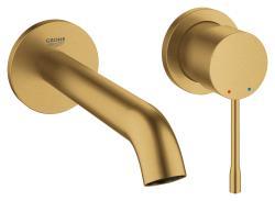 GROHE Essence İki delikli lavabo bataryası M-Boyut Altın Brushed Cool Sunrise 19408GN1