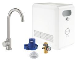 GROHE Blue Professional Mono musluklu C tipi çıkış ucu kiti Supersteel Infinity Kaplama