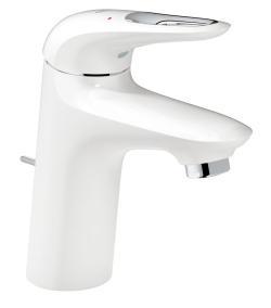 GROHE Eurostyle Tek kumandalı lavabo bataryası S-Boyut Beyaz, krom 23374LS3
