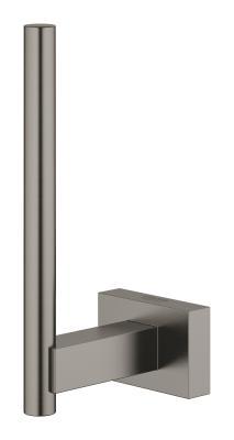 GROHE Essentials Cube Yedek tuvalet kağıtlığı Antrasit Brushed Hard Graphite