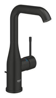 GROHE Essence Tek kumandalı lavabo bataryası 1/2" L-Boyut Siyah Matt Black