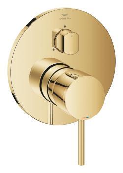 GROHE Atrio Tek kumandalı 3 yönlü banyo bataryası Altın Cool Sunrise