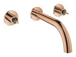 GROHE Atrio Private Collection 3 delikli lavabo bataryası M-Boyut Bronz Warm Sunset 20587DA0