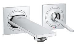 GROHE Allure 2 delikli lavabo bataryası S-Boyut Krom