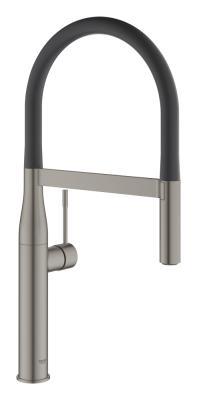 GROHE Essence Tek kumandalı eviye bataryası Antrasit Brushed Hard Graphite 30294AL0
