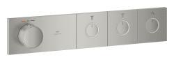 GROHE Grohtherm Aqua Tiles Üç valfli akış kontrollü, ankastre termostatik duş bataryası Supersteel Infinity Kaplama