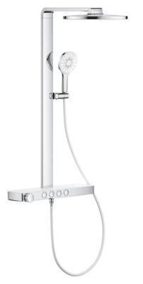 GROHE Rainshower Aqua Pure Duvara monte termostatik bataryalı duş sistemi Krom 1009640000