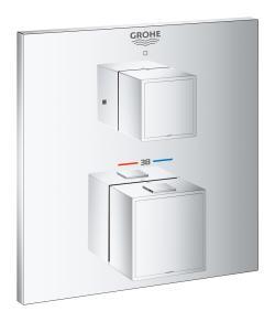 GROHE Grohtherm Cube Ankastre termostatik banyo bataryası Krom