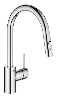 GROHE Concetto Tek kumandalı eviye bataryası Krom 31483002
