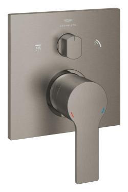 GROHE Allure Tek kumandalı 3 yönlü banyo bataryası Antrasit Brushed Hard Graphite