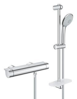 GROHE Grohtherm 2000 Termostatik duş bataryası / duş seti dahil Krom