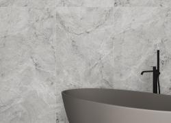 Güral Seramik Tellurio Full Light Grey 80x160 Lappato Sırlı Porselen