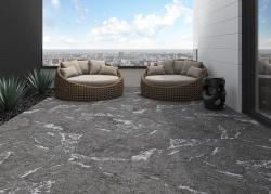 Güral Seramik Smeralda Antislip Anthracite R11 60x60 Sırlı Porselen