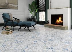 Güral Seramik 60x60 Alacatı Blue Mat uygulama örneği