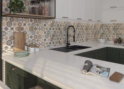 Güral Seramik 30x90 Mistero Mix Parlak uygulama örneği