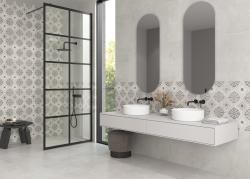 Güral Seramik 30x90 Nice Grey Mat SRDKNICE30X90MAT130 uygulama örneği