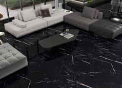 Güral Seramik 60x120 Granada Black Full Lappato uygulama örneği