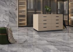 Güral Seramik 60x120 Olvido Silver Full Lappato uygulama örneği