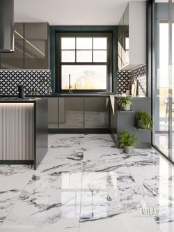 Güral Seramik 60x120 Milas Full Lappato uygulama örneği