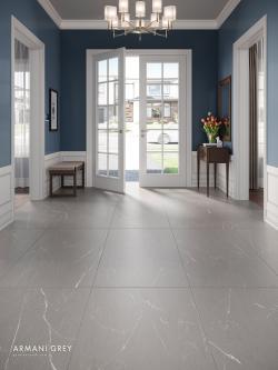 Güral Seramik 60x120 Armani Grey Mat uygulama örneği