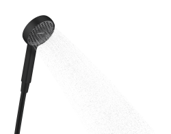 hansgrohe Activera S El duşu 95 1jet EcoSmart Ø9,5 cm Satin Siyah