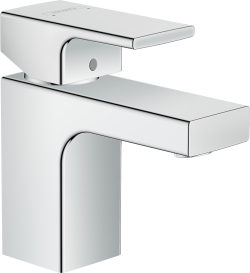 hansgrohe Vernis Shape Tek kollu lavabo bataryası 70 metal kumandalı Krom