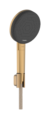 hansgrohe Raindance Alive Select S Duş askı seti 125 3jet EcoSmart Designflex duş hortumu ile Ø12,5 cm Mat Bronz