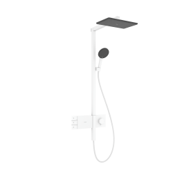 hansgrohe Raindance Alive Q Duş kolonu 210/340 2jet ShowerSelect Comfort ile 21,4x34,3 cm Satin Beyaz