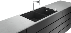 hansgrohe C51-F770-10 Eviye kombinasyonu 370/370 Select Krom