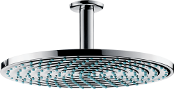 hansgrohe Raindance S Tepe duşu 300 1 jet, Ecosmart tavan bağlantısı ile Ø30 cm Krom
