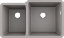 hansgrohe S510-U760 tezgah altı eviye 305/435 Beton gri uygulama örneği