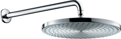 hansgrohe Raindance S Tepe duşu 300 1 jet, duş dirseği ile Ø30 cm Krom 27493000