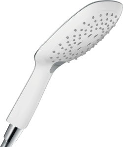 hansgrohe Raindance Select E El duşu 150 3 jet, Ecosmart Ø15 cm Beyaz/Krom