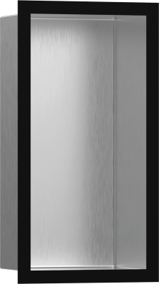 hansgrohe XtraStoris Individual Duvar nişi Paslanmaz Çelik tasarım çerçeveli 300/150/100 Satin Siyah