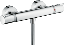 hansgrohe Ecostat Comfort Termostatik duş bataryası aplike Krom