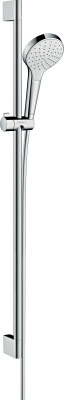 hansgrohe Croma Select S Duş seti 1 jet, duş barı ile Ø11 cm Beyaz/Krom 26574400