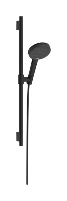 hansgrohe Raindance Alive Select S Duş seti 125 3jet EcoSmart duş barı Unica S Puro ile Ø12,5 cm Satin Siyah