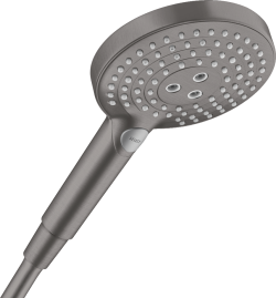 hansgrohe Raindance Select S El duşu 120 3 jet Ø12 cm Mat Siyah Krom