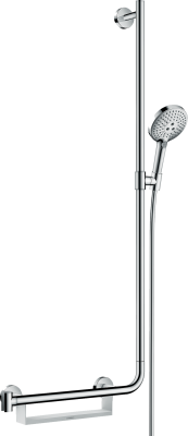 hansgrohe Raindance Select S Duş seti 120 3 jet, sağ duş barı ile Ø12,5 cm Krom