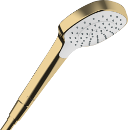 hansgrohe Croma E El duşu 1 jet, Ecosmart Ø11 cm Parlak Altın Optik