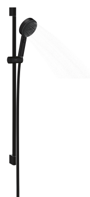 hansgrohe Pulsify Select S Duş seti 105 3jet Relaxation EcoSmart, duş barı ile Ø10,5 cm Satin Siyah 24171670