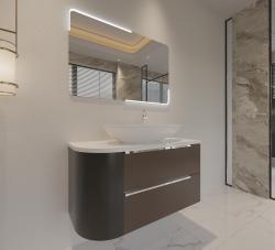 Holzenberg Minato Banyo Dolabı 100 cm uygulama örneği