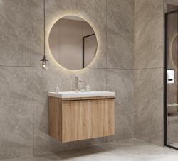 Holzenberg Orissa Banyo Dolabı 80 cm Frame Lavabolu uygulama örneği