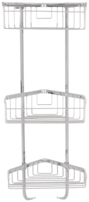 Hüppe Deluxe Üçlü Şampuanlık 22x16x57 cm Parlak Gümüş uygulama örneği