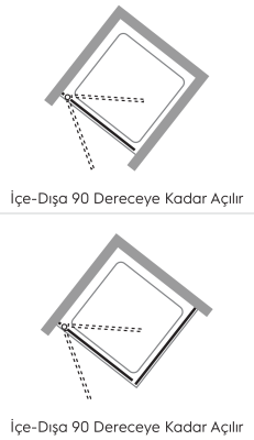 Hüppe Design Pure AK C SOLO T Ön Cephe Duşakabin uygulama örneği